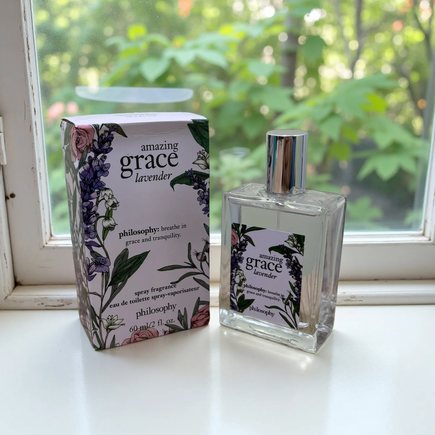 فلسفة مذهلة غريس لافندر أو دو تواليت للنساء عطر ساحر دقيق مع ملاحظات مسك لافندر بيري