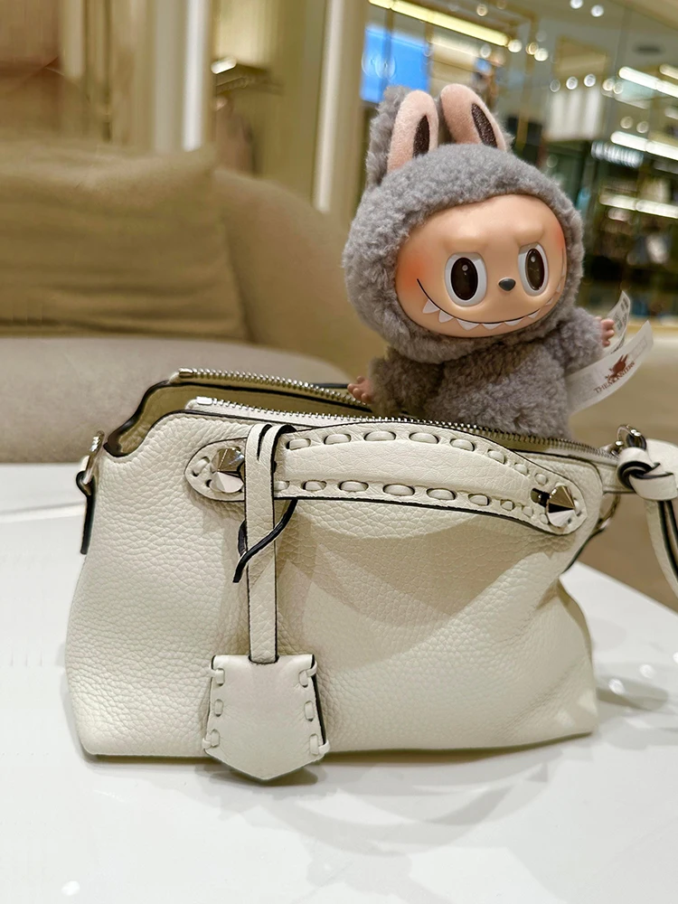 

Белая кожаная тканая квадратная сумка, женская сумка через плечо, роскошная ручная сумка Sensation, повседневная сумка через плечо Briti Sle