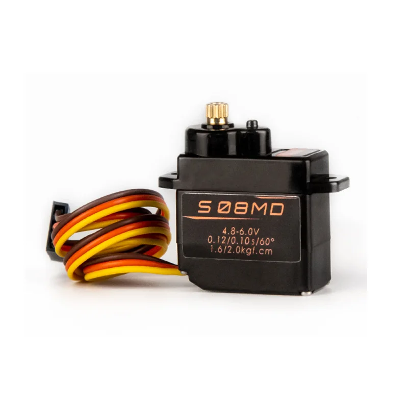 Bcato S08MD 2.4กก.Servoดิจิตอล12G/ความเร็วสูงมินิเกียร์โลหะสําหรับRc FPVเฮลิคอปเตอร์เครื่องบินหางServo