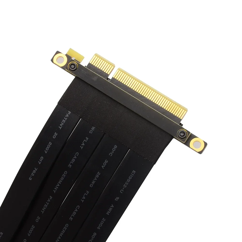 Universal Vertical PCIe 3.0 X8 To X16 Extension Riser Cable PCI Express PCI-E 8x 16x for AMD NVIDIA Graphics Video Cards RTX3060