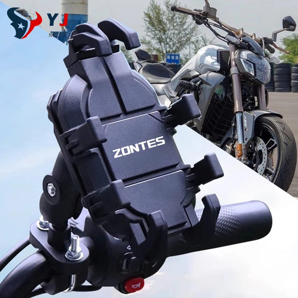 Handlebar Mobile Phone Holder GPS Stand Bracket For ZONTES 703F 250R 250S 310R 350R GK350 350V/VX 350S 350X 350T 310X 310V/VX