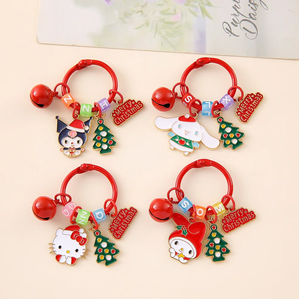 

4 new Sanrio keychain letters creative metal book rings | couple gifts | keychain pendants | bag pendants