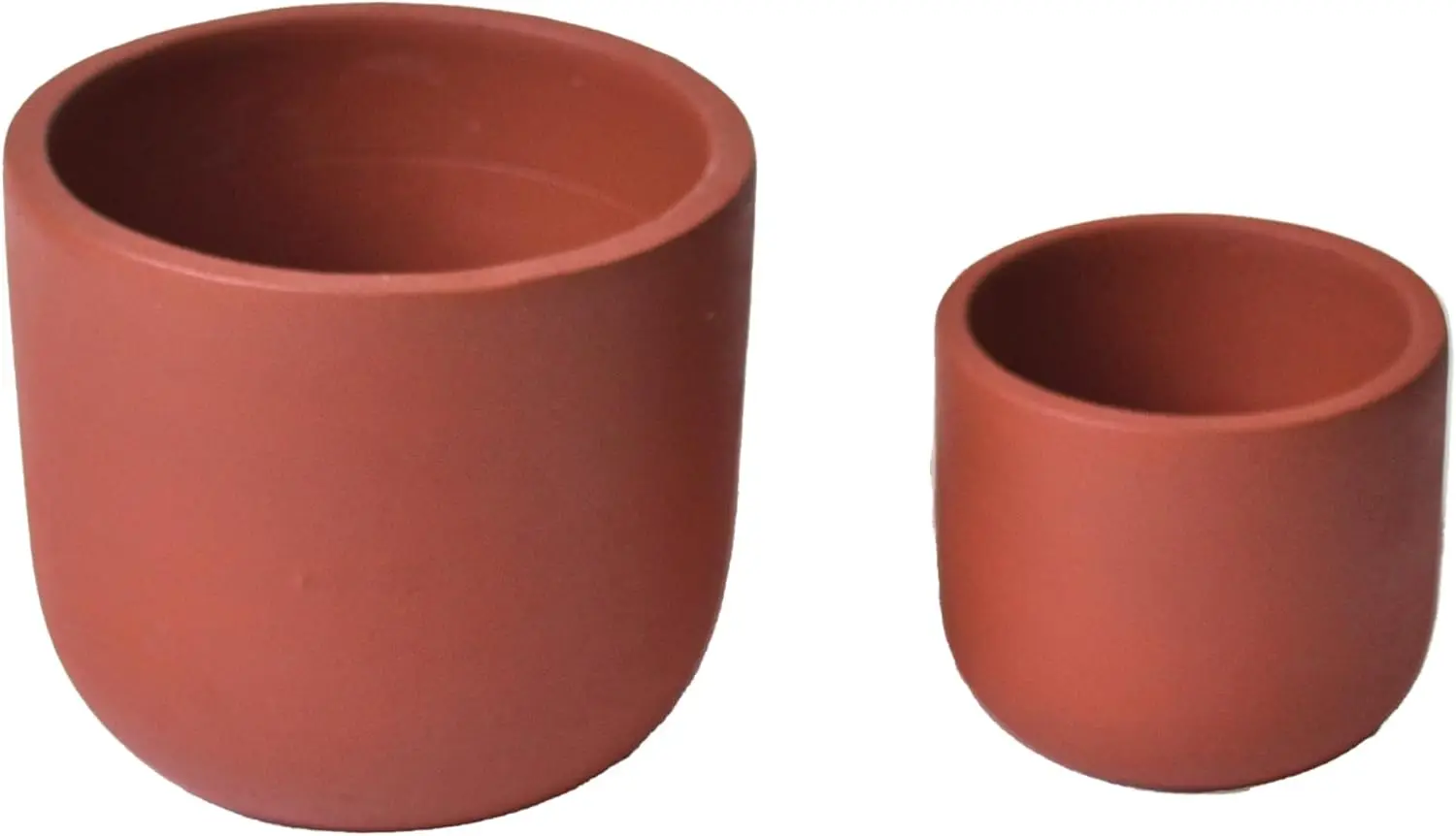 

Набор из 2 терракотовых горшков FINE Living (4 и 6 дюймов), керамические глиняные кашпо для комнатных растений, горшки для суккулентов