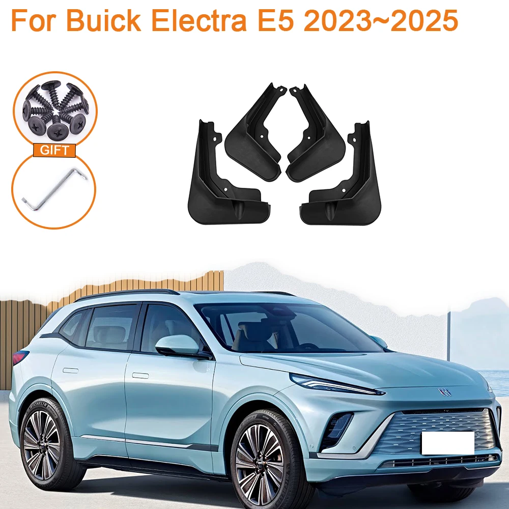 

For Buick Electra E5 2023 2024 2025 Car Accessories Mud Flaps Mudguards Fender Splash-proof Splash Guards Flap Auto Parts Tools