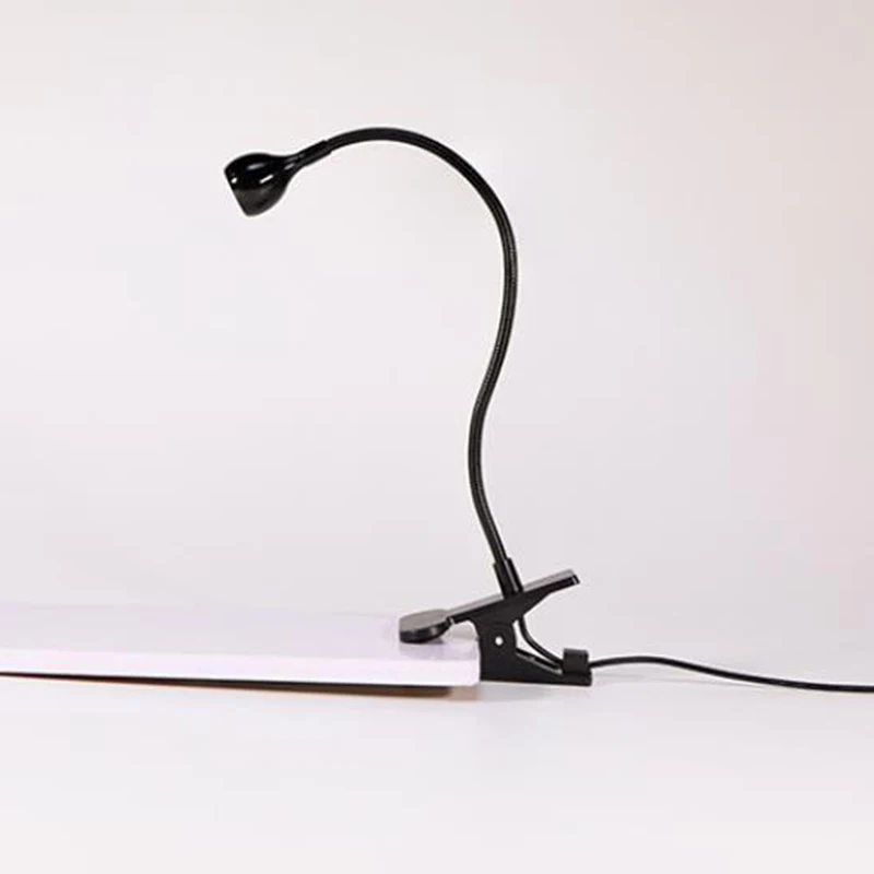 Kostenloser Versand Led Uv-Licht Zum Trocknen Nagellack Gel Clip-On Flexible Schreibtisch Mini USB Nagel Lampe Tragbare nagel Trockner Maniküre