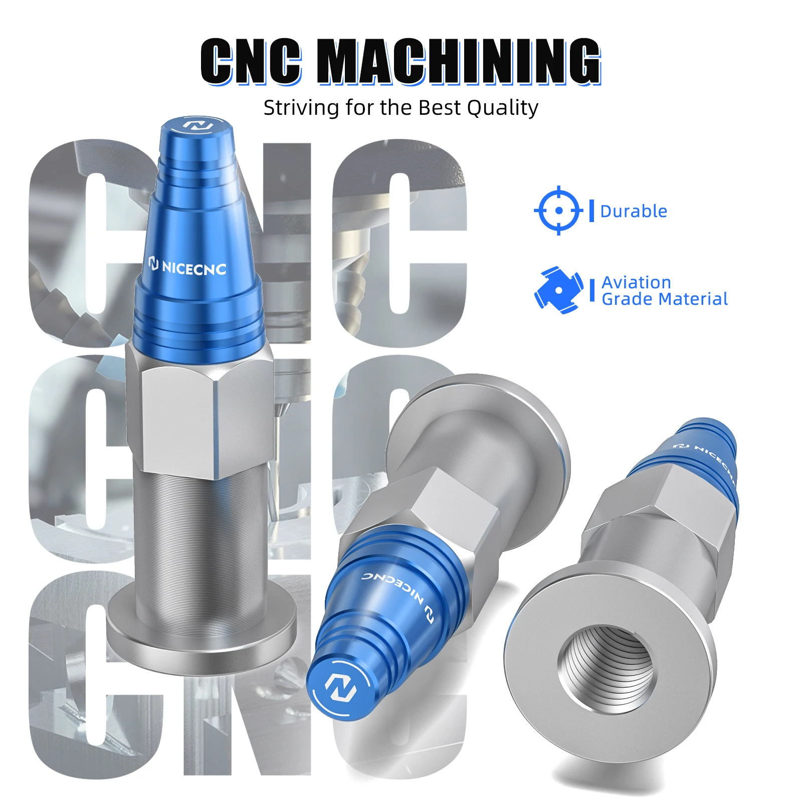 ATV 16 قطعة صواميل عجلة ألومنيوم مصقولة مصقولة لياماها رابتور 700 YFZ450 YFZ450R أشيب 700 بانشي 350 Can-Am أوتلاندر #4