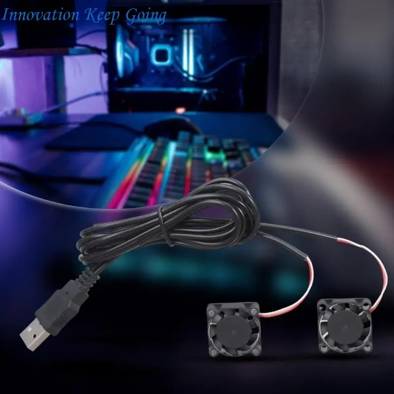E65C Fast Speed 10200RPM DC5V Cooling Fan With USB Cable For Computer Case Printer Small Electronics Cooling
