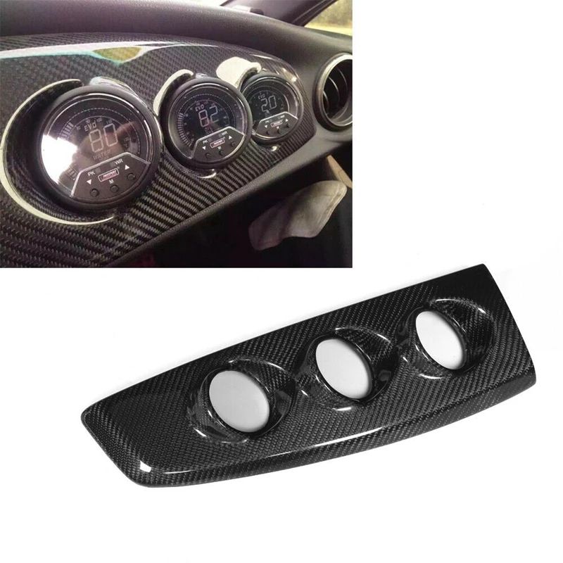 Carbon Fiber Interior Dash Parts Dashboard Panel Cover Trim For Toyota GT86 Scion FRS Subaru BRZ