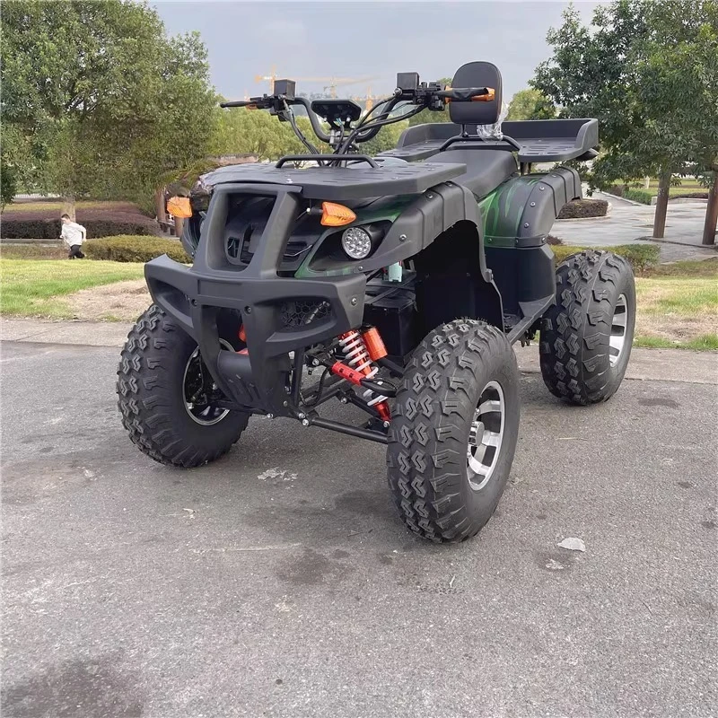 

Индивидуальный квадроцикл вездеход большой бык электрический двигатель 72 В 1800 Вт ATV, четырехколесный внедорожный мотоцикл с подушкой безопасности амортизация