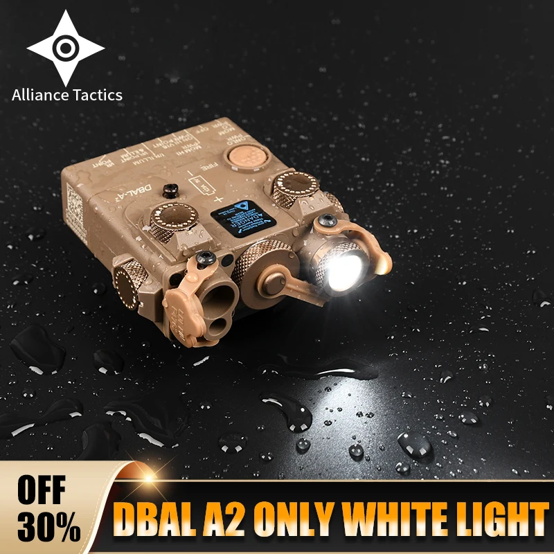 Imagem -02 - Peq Dbal-a2 Tactical Strobe Light Led Branco Airsoft Arma Lâmpada sem Laser sem ir Cqbl Caça Arma Rifle Fit 20 Milímetros Rail