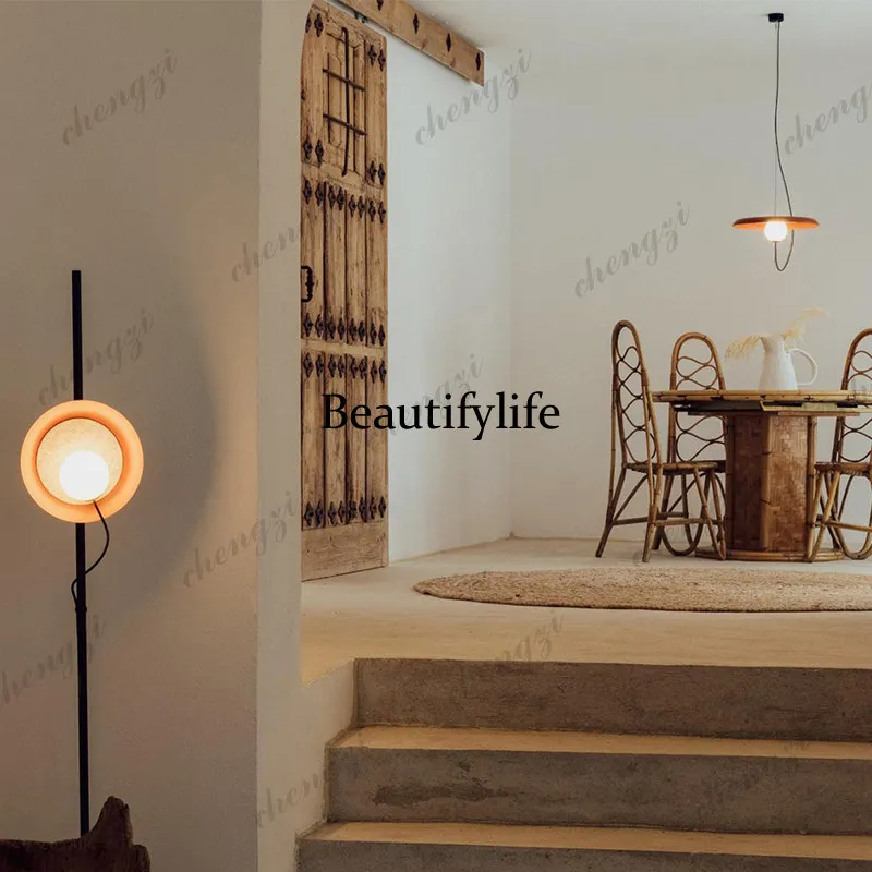 Modern simple living room adjustable floor lamp Nordic time designer model room bedroom study lamp