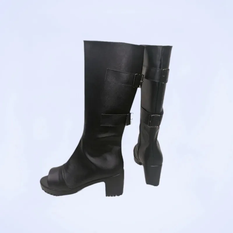 

2025 11 Haruno Sakura Cosplay Shoes Halloween Anime black Boots