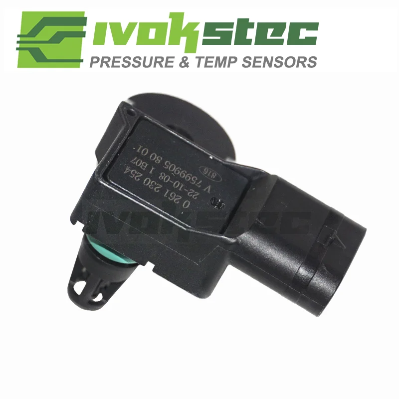 Intake Manifold Pressure MAP Sensor 0261230254 13627599905 1920RX 00001920 For BMW MINI Peugeot Partner 207 208 Citroen C4 C5