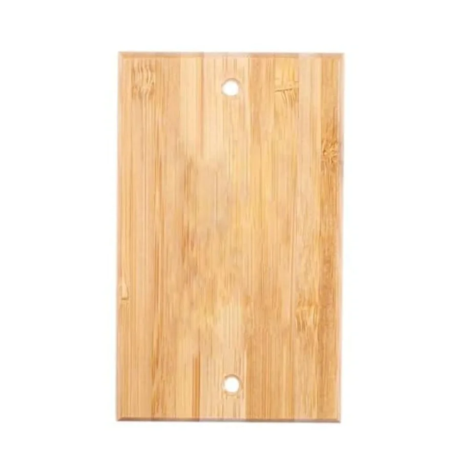 

Solid Wood Light switch Plate 4.5" X 2.76" Wooden Decorative Light Switch Cover Wall Plate Bamboo Quality Light Switch Plate Co