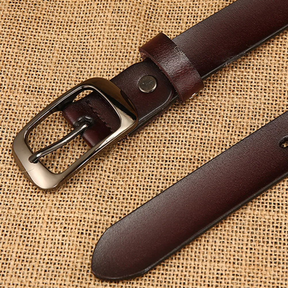 

Women Belt 115Cm Coffee Simple Pin Buckle Waist Belt For Jeans Pants Dress Women Belts For Jeans