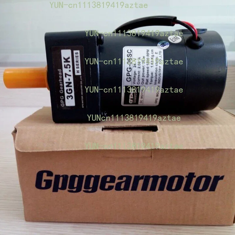 GPG-06 24V/30W DC Motor/30W/brushed 3GN-60K Community Gate Motor 2.08A 1800 Rpm