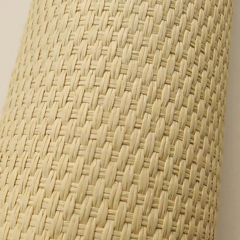 Natural Grass Mat Handmade Weave Grass Rattan Material Webbing For Home Furniture Chair Table Ceiling Cabinet Decor