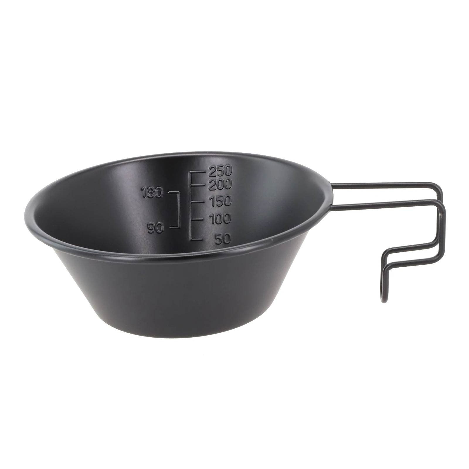 

1pc Bowl 304 Stainless Steel Non-Stick Camping Sierra Cup With Handle Tableware Outdoor Cookware Cooking Bowl For Storage