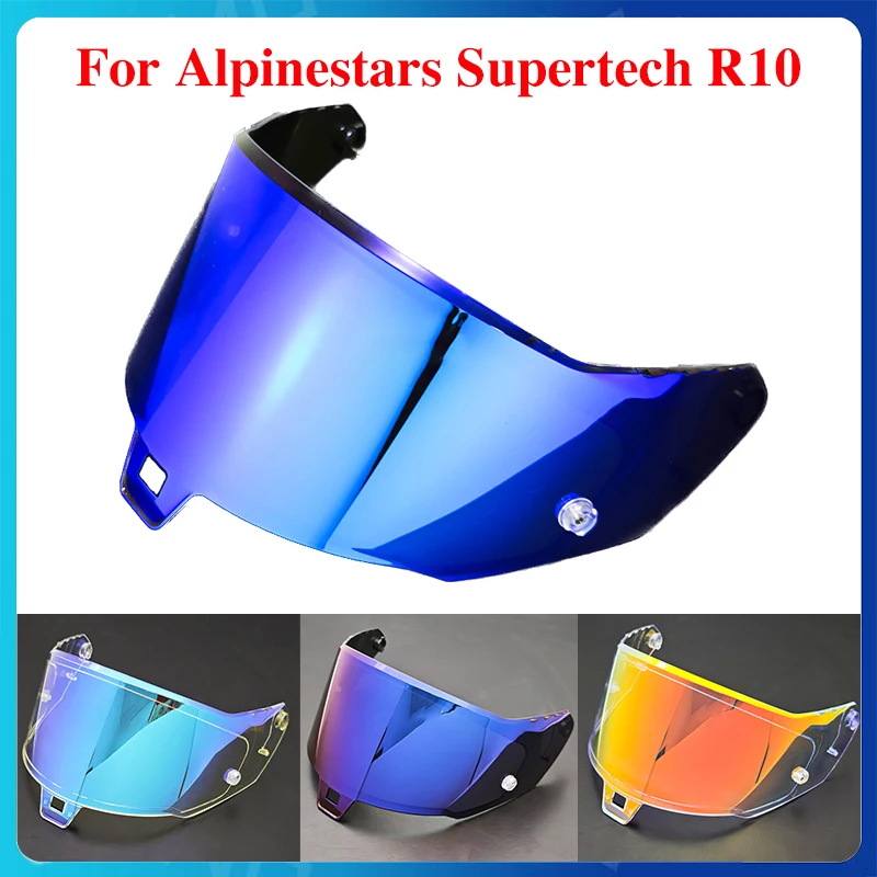 

Motorcycle Helmet Lens For Alpinestars Supertech R10 Helmet Visor Windshield Shield Glasses Visor Helmet Accessories