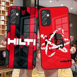 Araç kutusu marka Hilti araçları telefon kılıfı için Samsung S24 Ultra S23 S22 S20 Fe S21 artı Galaxy A54 A34 A24 A53 M54 not 20 arka kapak