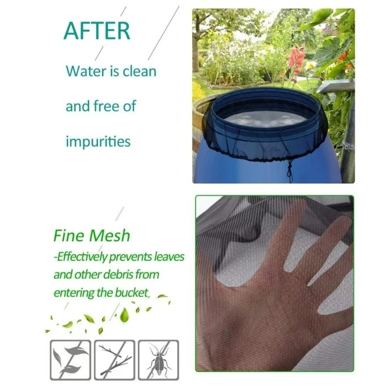 Adjustable Rain Butt Net Weatherproof Mosquitoes Protector Rain Butt Cover