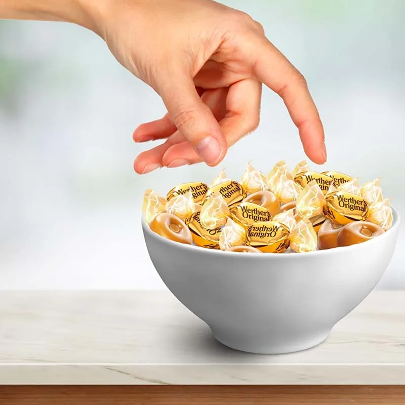 كراميل ومطاط أصلية من Werthers/كراميل ناعمة أصلية 5 أونصة (142 جم) * عبوتان