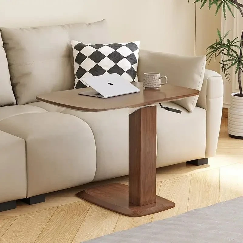 Divano laterale sollevabile in noce nera nordamericana tavolino da caffè mobile mini comodino da soggiorno