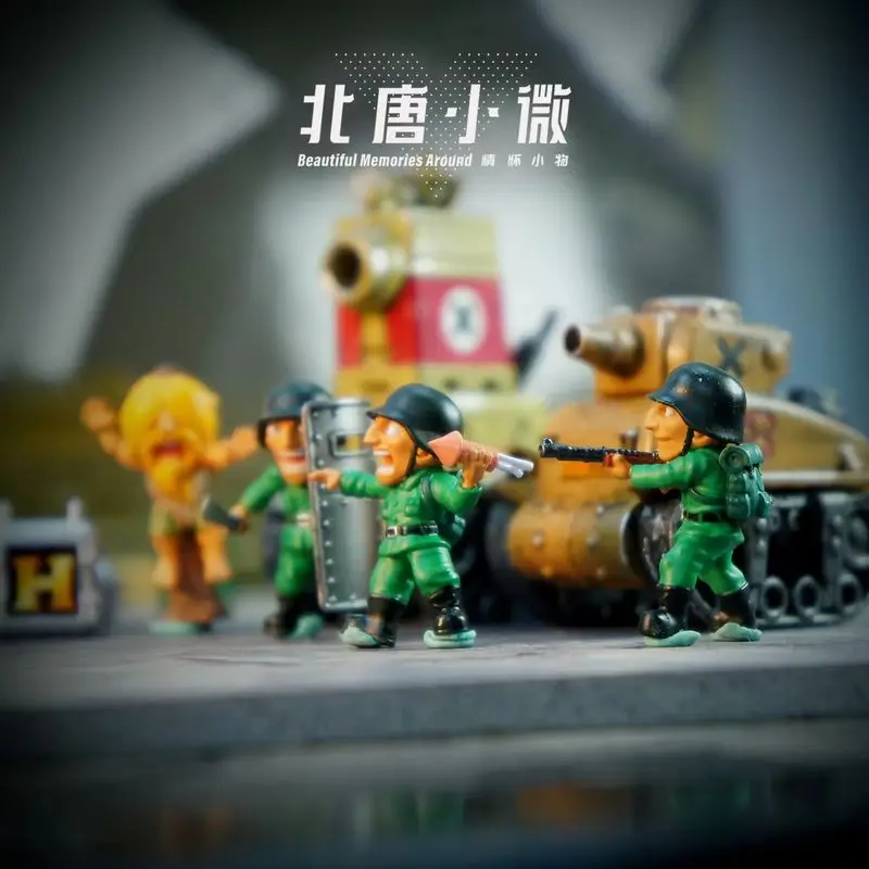 

1:64 металлический слиз, настоящая играющая фигурка Tide Snk, тяжелый машинный пистолет ручной работы, пистолет с пламенным выстрелом, кукла, танк, солдат Enemy