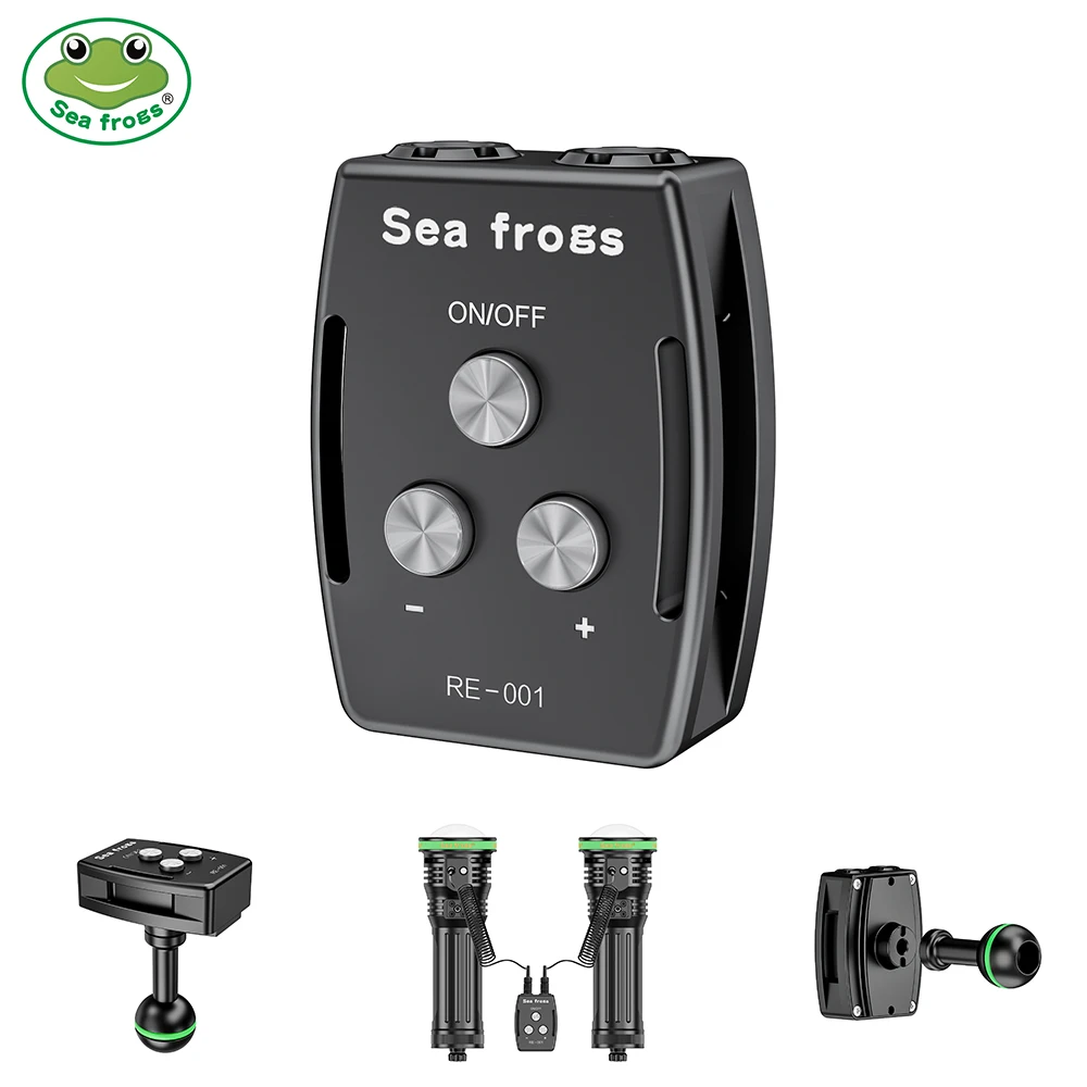 Aluminum Alloy Material Waterproof Depth of 150 Meters Light Flashing Controller for Seafrogs SF-150/SF-100 Diving Flashlight