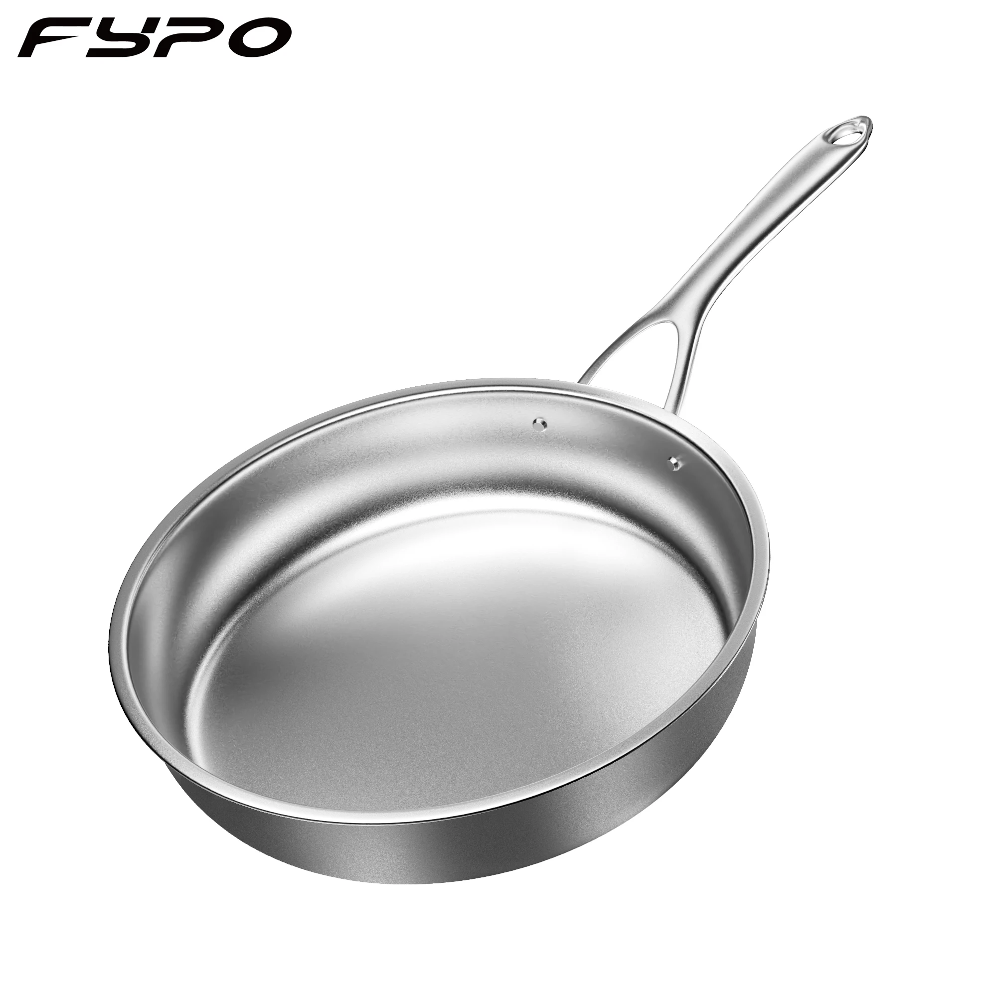 Ultra-light Titanium Fry Pan Non-stick Pan Fried Steak Pot Chinese Wok Kitchen Cokware Gift Electromagnetic Furnace General 26cm