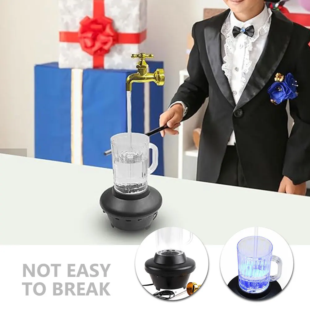 

1 комплект, плавающий фонтан с краном, невидимый струящийся носик, садовое украшение для двора, пруда, патио, декор двора, уличная водная функция