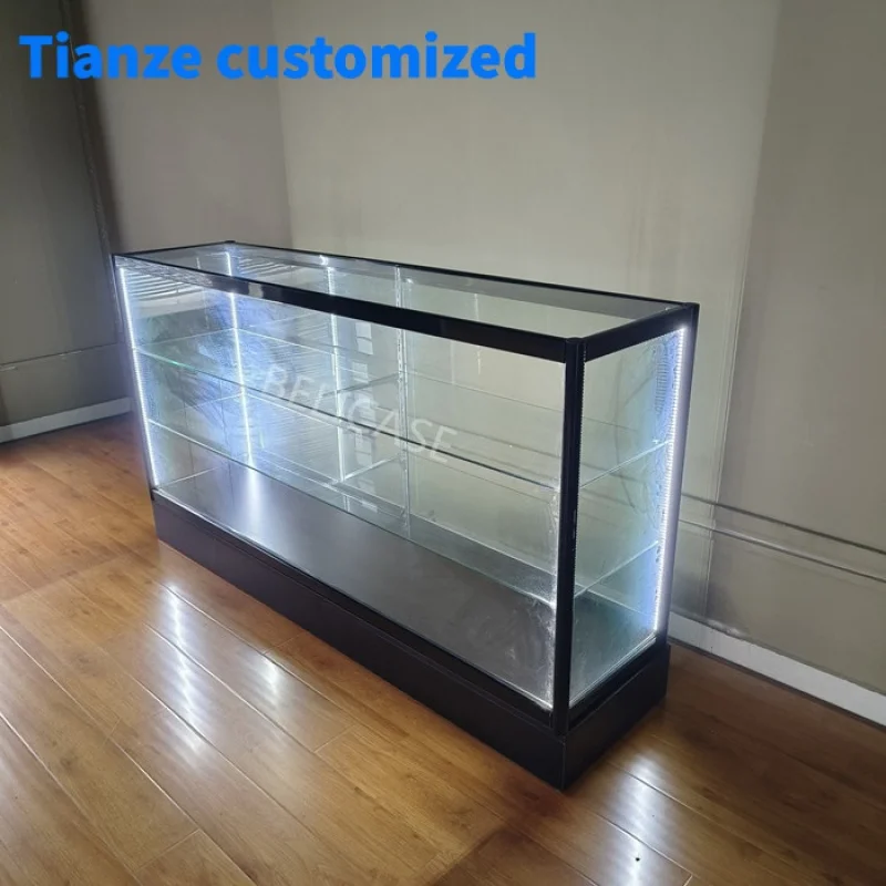 

(Customized) Custom Smoke Shop Glass Showcase Store Display Counters Cabinets Smoke Shop Interior Decoration Design