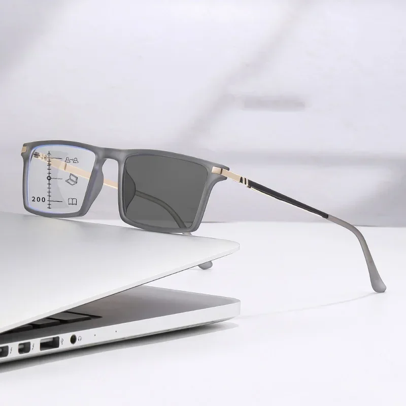 2025, neue progressive multifunktionale Lesebrille für Herren und Damen, Outdoor-Reise-Definition, Anti-Blaulicht-Brille – Detail 11