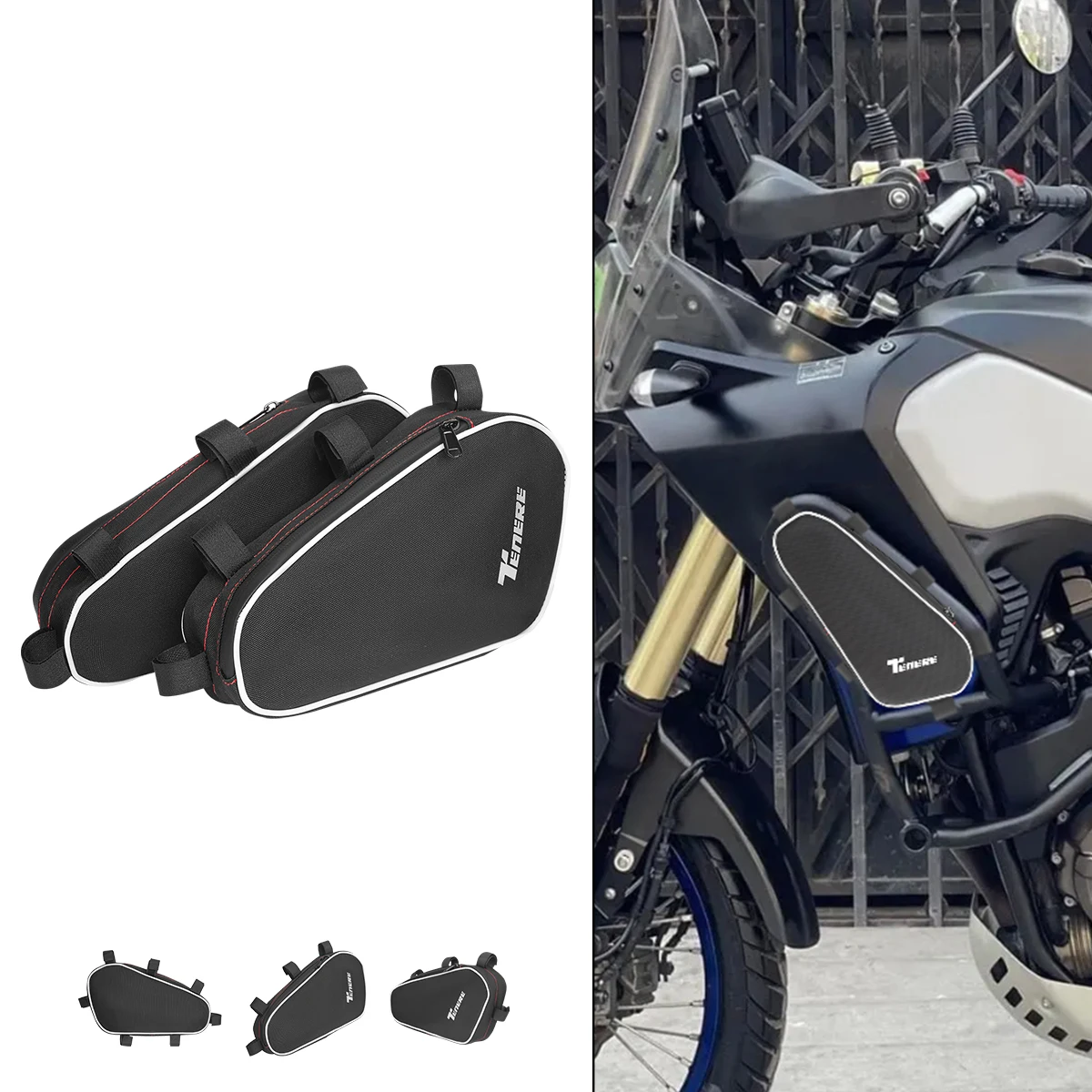

Motorcycle Frame crash bar For YAMAHA Tenere 700 Tenere700 XTZ 700 T700 2019 - Tool Placement Frame bag crashbar