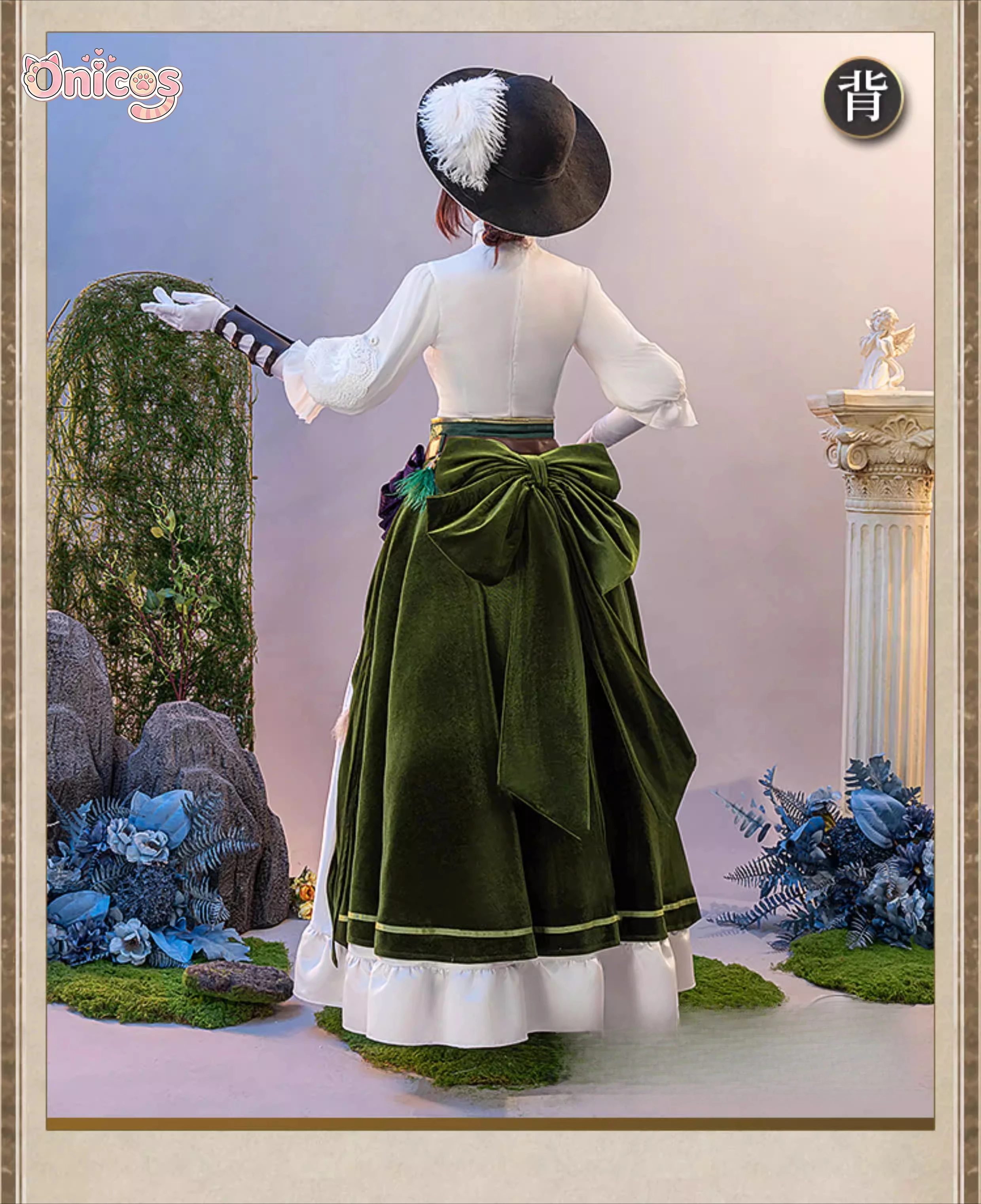 

Reverse: 1999 Semmelweis Cosplay Costume Intellectual and elegant style, Victorian retro dress Onicos