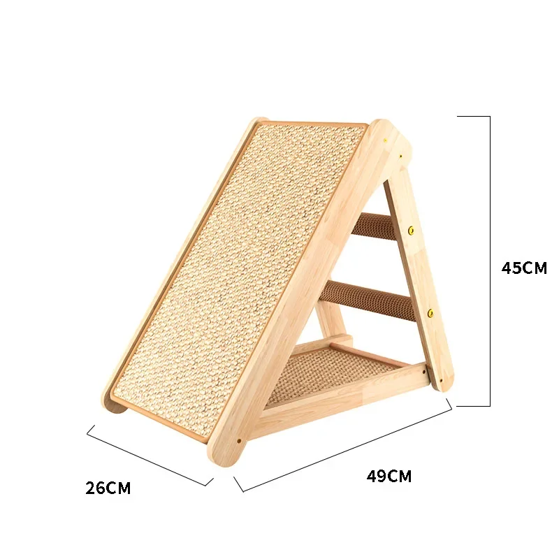 

Triangular cat scratching board foldable wear-resistant non-chip anti-cat scratching sofa vertical sword