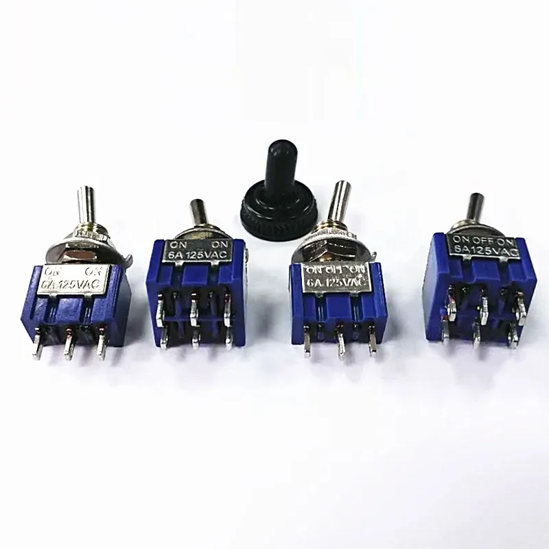 

5PCS MTS102 103 202 203 Toggle Switch Mini Rocker Switches 3A 250V 6A125V