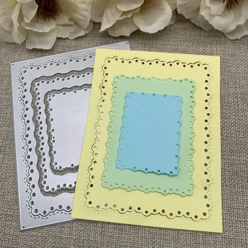 

Irregular hole photo frame Metal Cutting Dies Stencils For DIY Scrapbooking Decorative Handcraft Die Cutting Template Mold