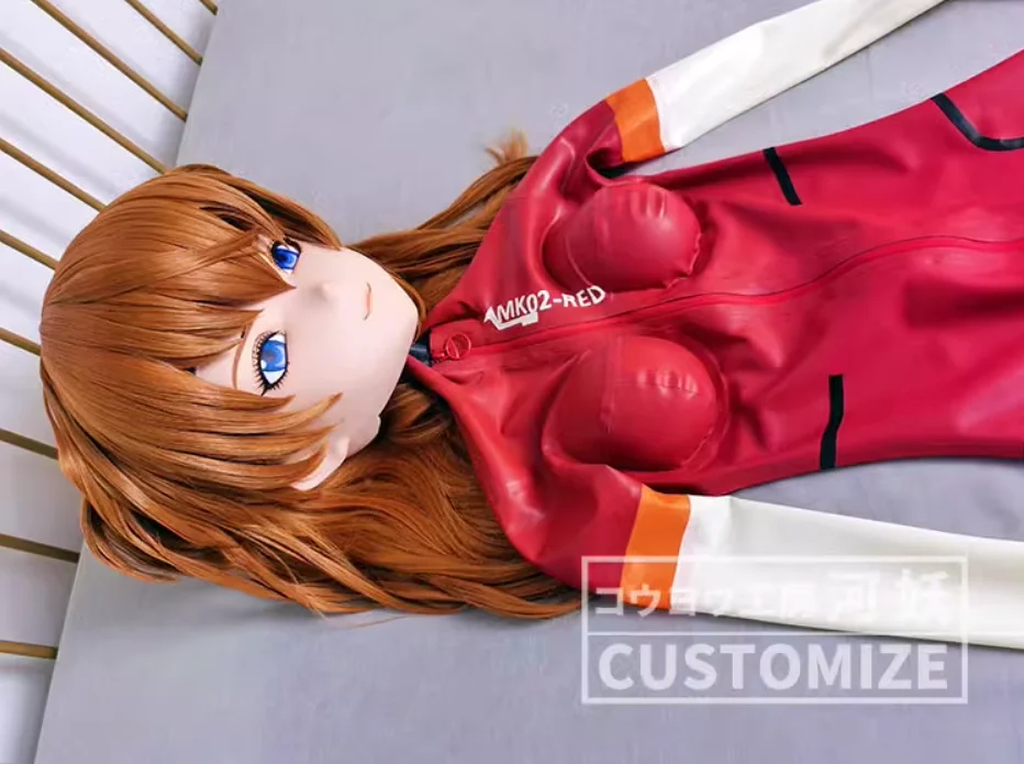 C-58-65 personalizza Full Head Resin Cartoon Cosplay personaggio giapponese Anime Role Play Crossdress Kigurumi Mask con guscio posteriore