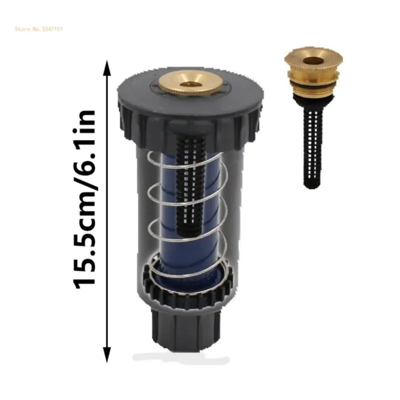 Sprinklers jardim rosca polegadas rotação 360 ​​graus para pastagens jardim