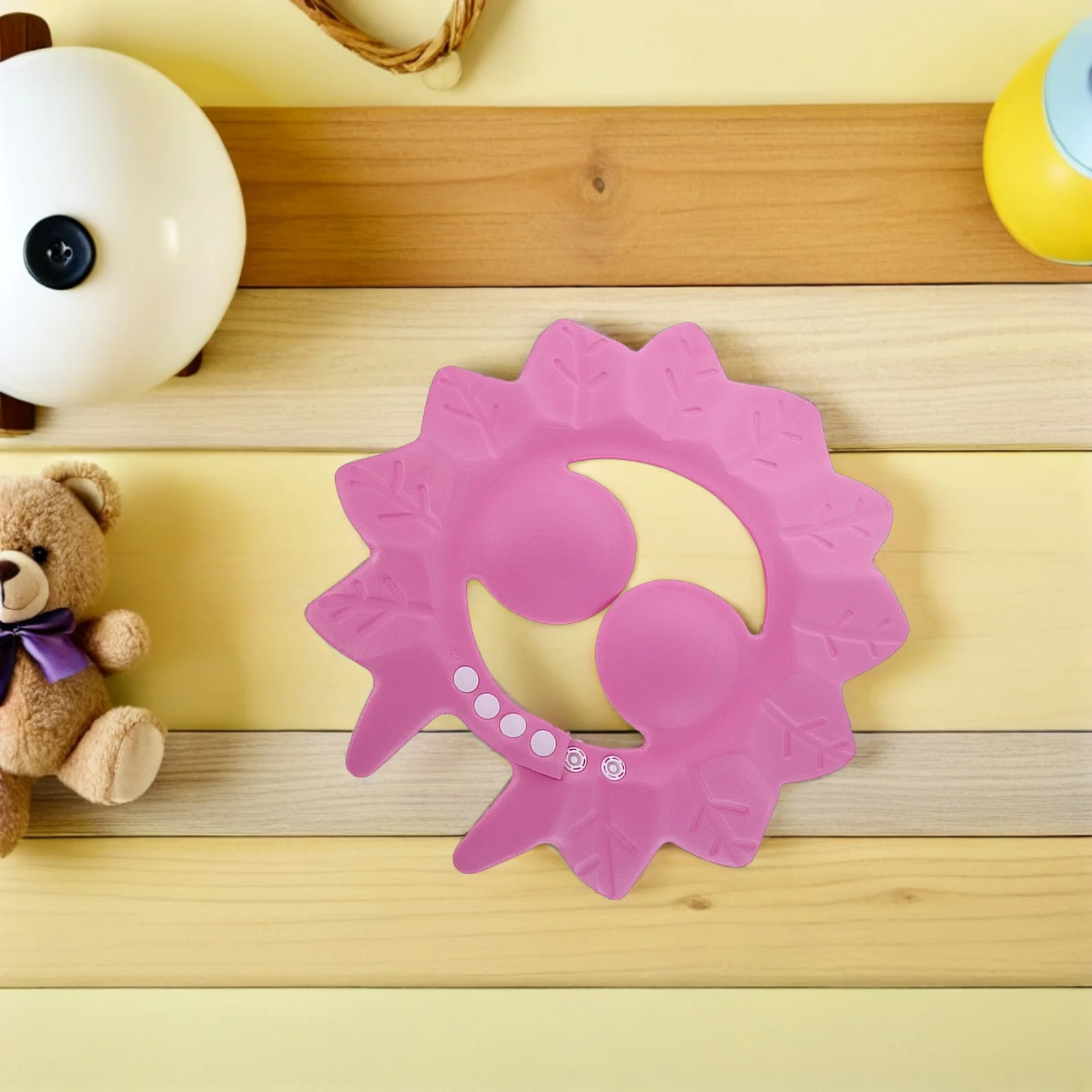 

8 шт., детский водонепроницаемый козырек для шампуня, регулируемая шапочка для мытья волос для малышей, защита ушей, шапочка для купания для детского душа