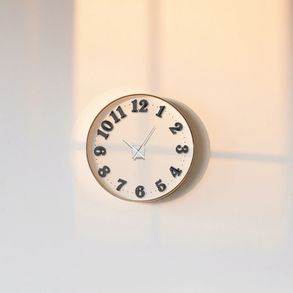 

2 Sets Clock Number Plate DIY Numbers Supplies Component Accessories Numerals Kit Mechanism Plastic Gift