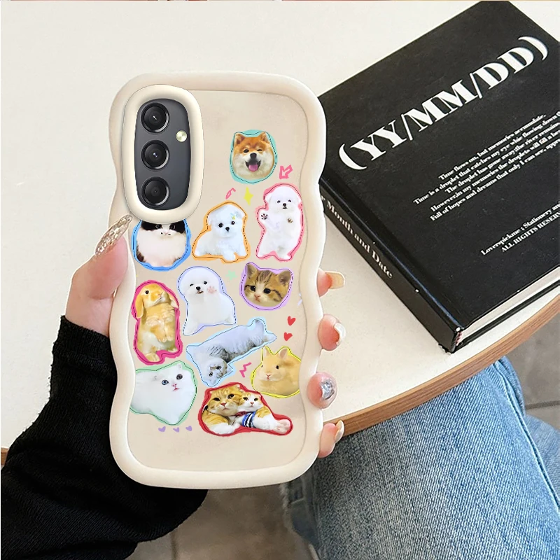 Funda de teléfono suave a la moda para Samsung Galaxy A04 A04S A05 A05S A06 A07 A14 A15 A16 A17 A24 A25 A26 A34 A35 A36 A54 A55 A73