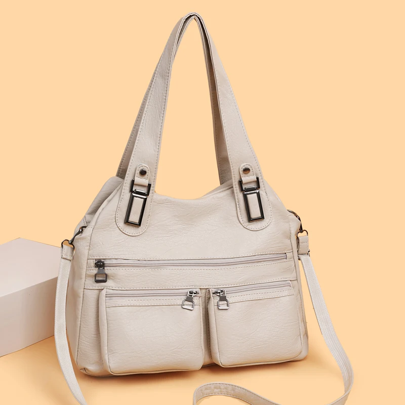 

Luxury Casual Tote Women Bag High Quality Leather Ladies Hand Bags for Women 2025 Shoulder Bag Big Crossbody Bags Sac A Main