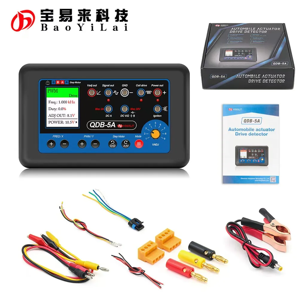 

Диагностический тестер автомобильных приводных устройств QDB-5A: симулятор датчиков, катушек зажигания, инжекторов и шаговых двигателей для автомобилей