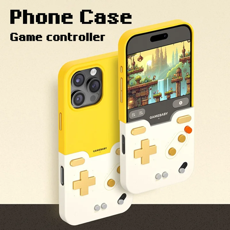 

2025 Bitmolab GAMEBABY Phonecase Game Controllers Support GB GBC NES Key Layout For iPhone 15 16 Pro Max Custom Gamepads Case