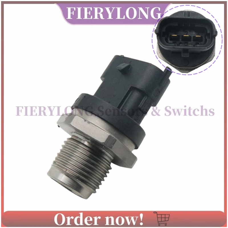 

0281006018 Датчик давления топливной рампы для Ford Ranger 2006-2012 Mazda Bt-50 2006-2015 WE0113GC0 Высокое качество