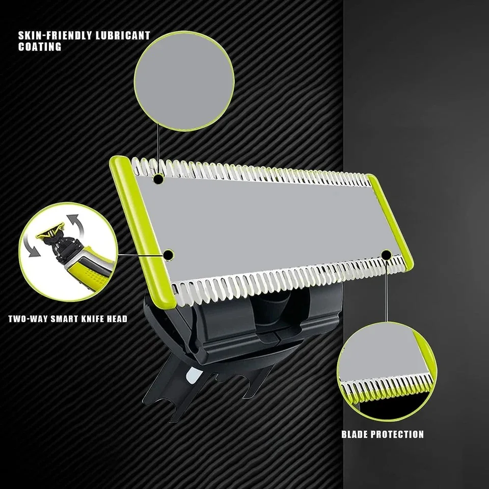 ماكينة حلاقة استبدال شفرة ل One Blade Pro QP2520 QP2630 QP6510 QP6523 الوجه الهجين أداة تهذيب اللحية الكهربائية
