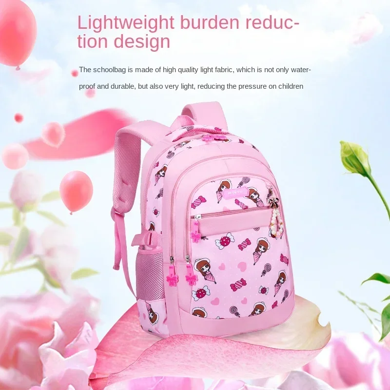 School Shoulder Bag Designer Ventilation Light Wear-resisting High-capacity Backpack Spinal Protection Fashion Trends Cute Child