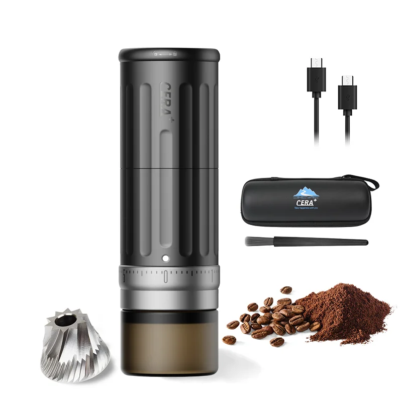 

Stainless Steel Burr Coffee Grinder Aluminum Alloy Coffee Grinder